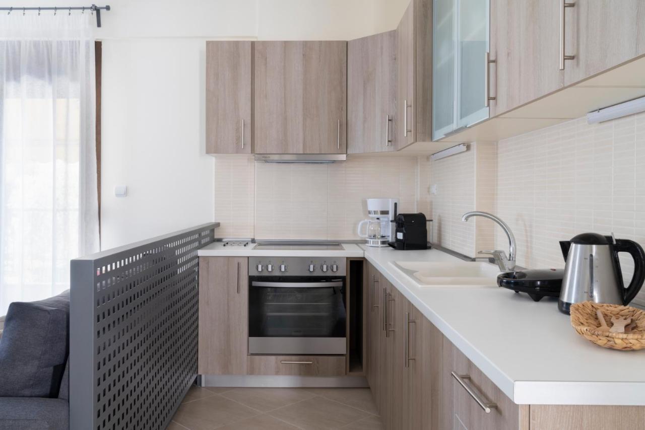 Alexandros Maisonettes & Apartments 尼亚·蒙达尼亚 外观 照片
